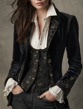 Velvet Patchwork Jacket