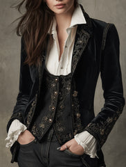 Velvet Patchwork Jacket