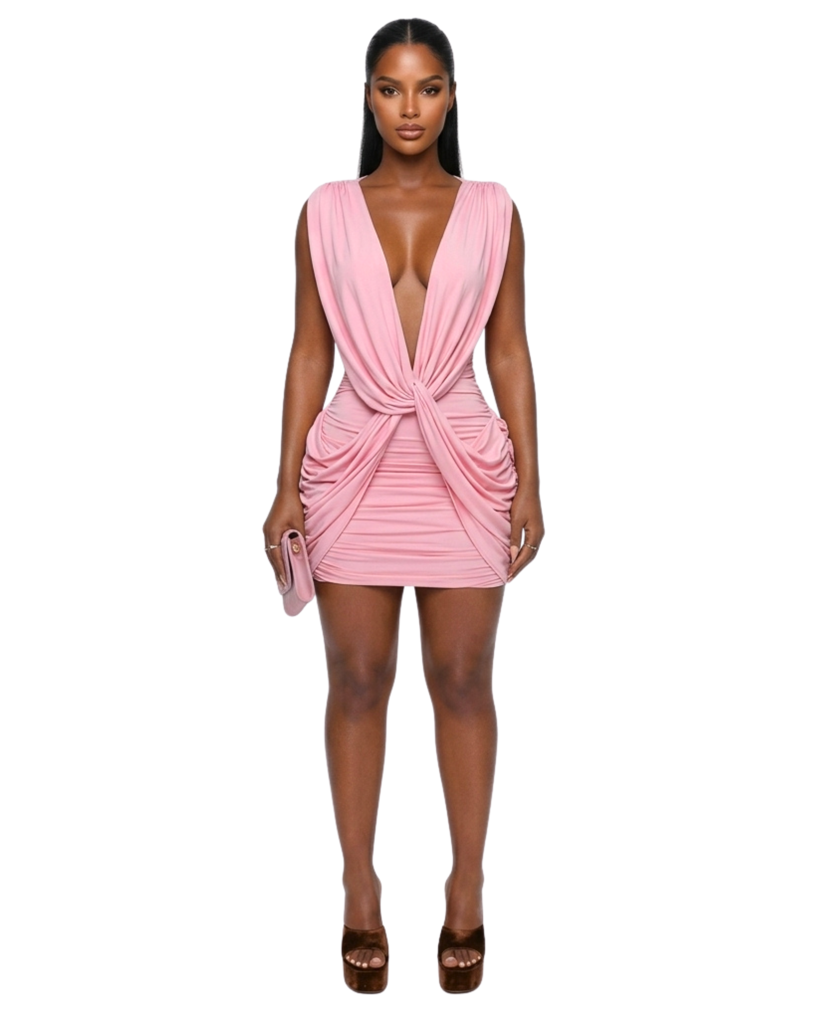 &merci pink dress Stylish MERCI Dress in Pink & Pearls for Prom