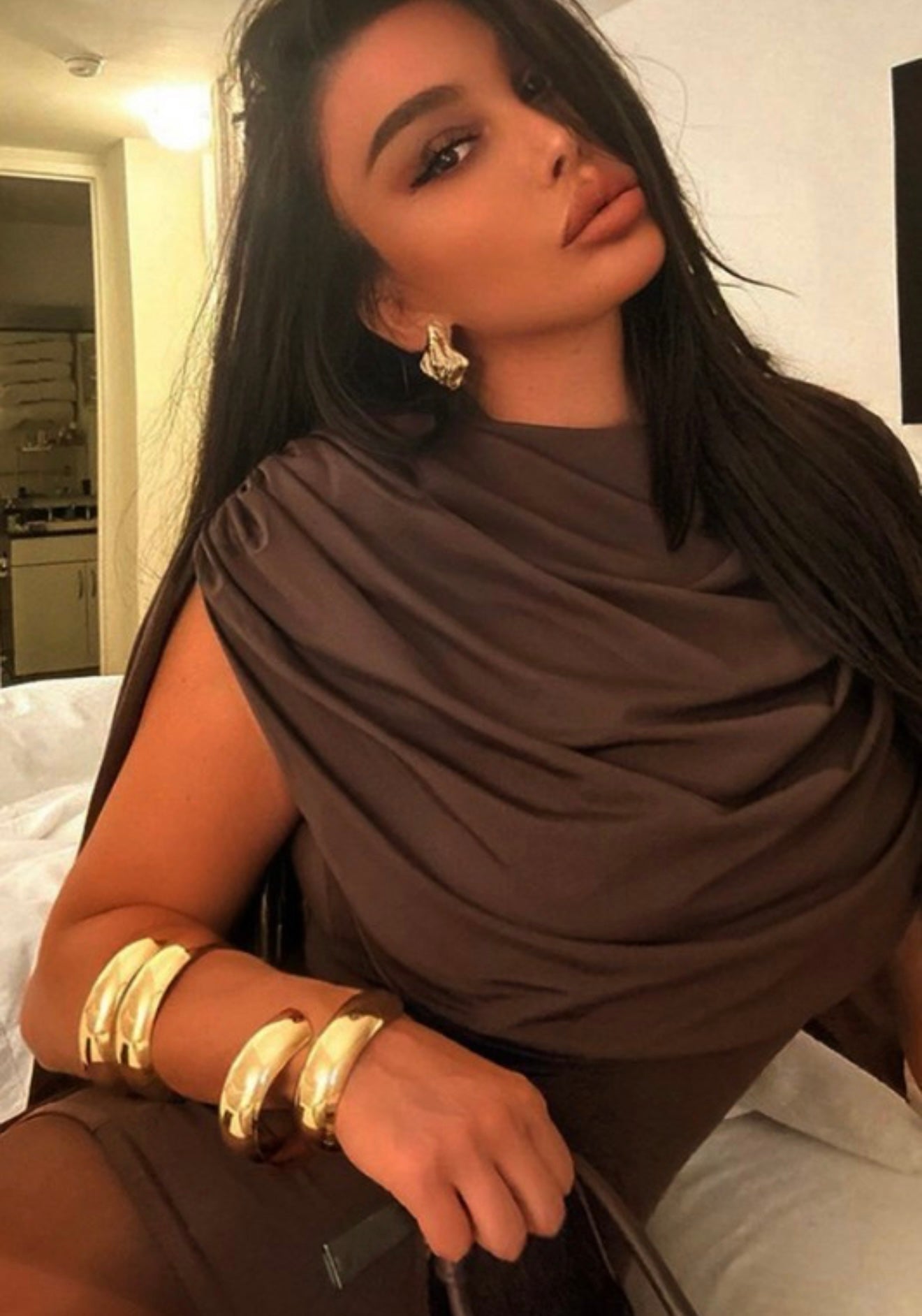 Drape Cape Bodysuit