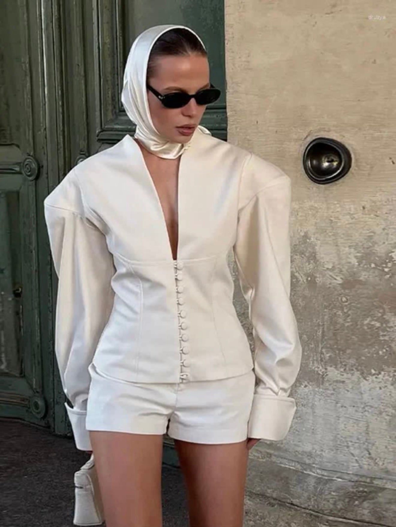 Tailored Buttoned Set