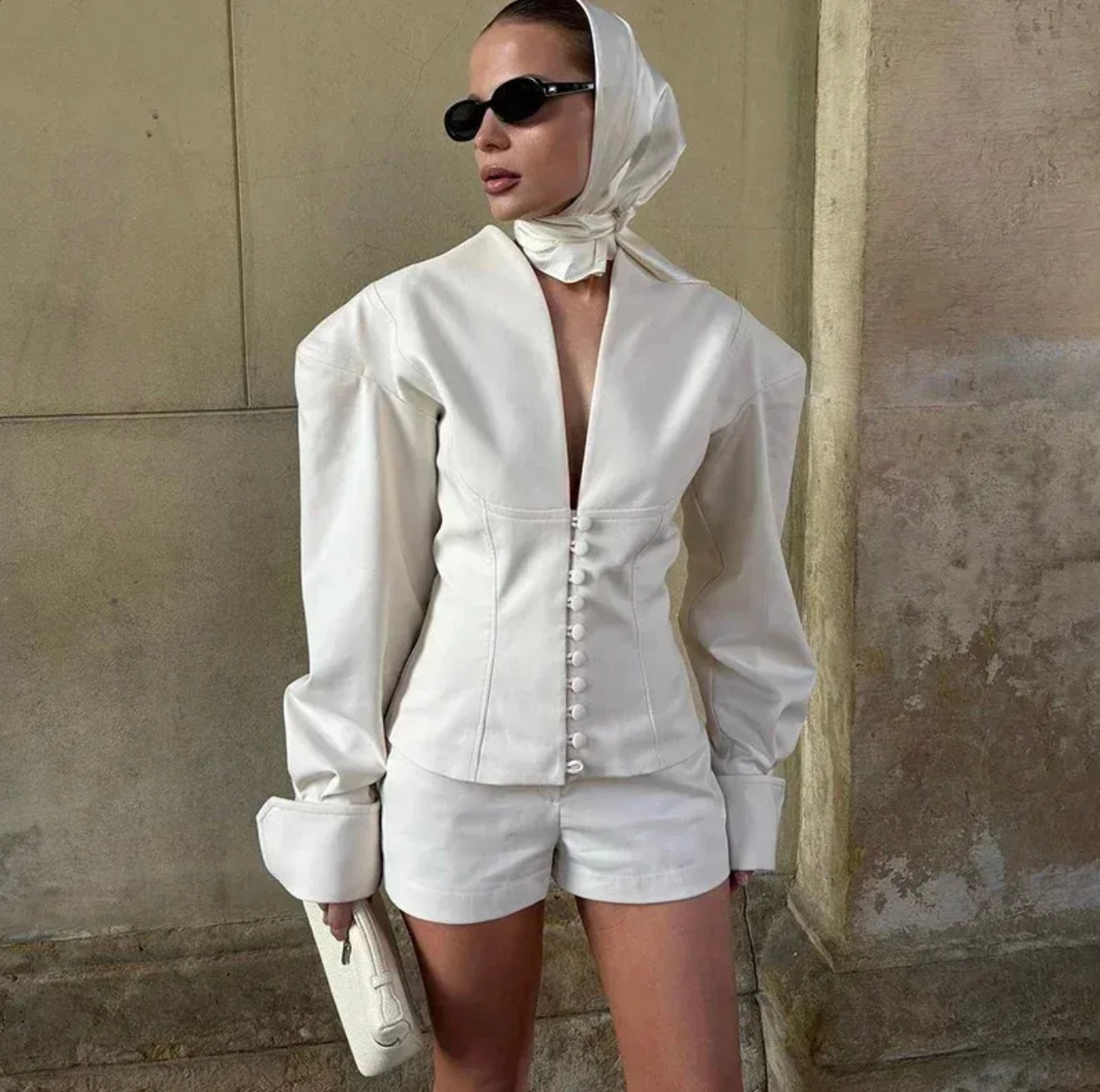 Tailored Buttoned Set