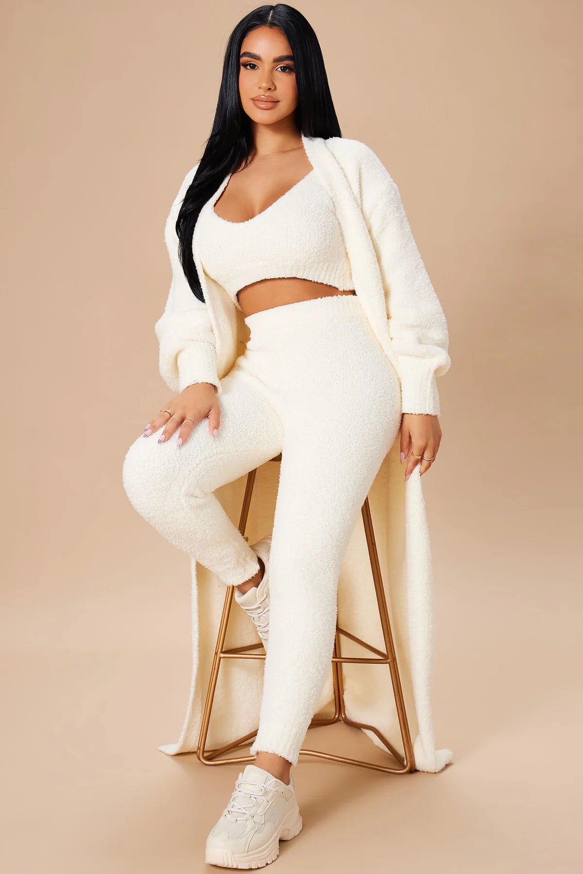 Cream Cozy 3 Piece Set