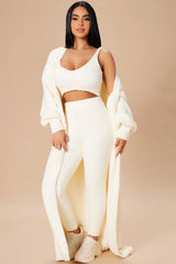 Cream Cozy 3 Piece Set