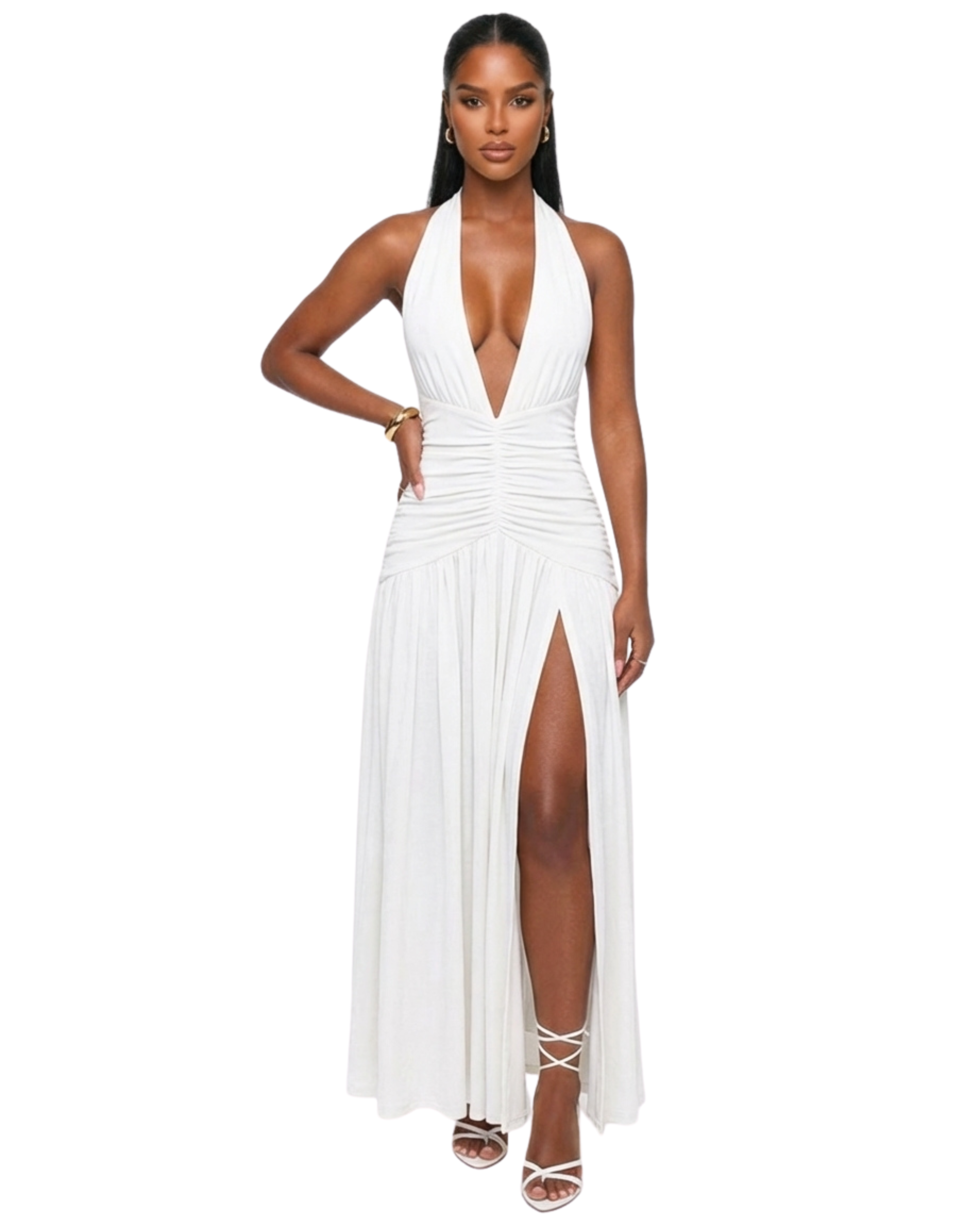 Solara Dress - White
