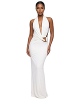 Aurelia Twist Dress - White